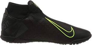 Nike Mixte Phantom Vision Academy Dynamic Fit TF Chaussures de Football, Multicolore (Black/Black/Volt 7), 42.5 EU
