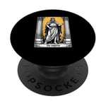 The Emperor Tarot Card Ruler of Stability and Authority PopSockets Adhesive PopGrip