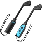 Pack de 2 Club de Golf pour Mario Golf Super Rush VORMOR Compatible avec Nintendo Switch Joy-Con - Noir