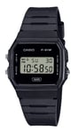 Casio POP Digital Black Bio Based Resin Strap Quartz F-91WB-1A Unisex Watch