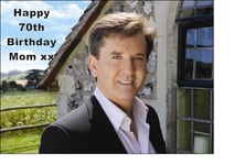 A4 DANIEL O DONNELL EDIBLE ICING BIRTHDAY CAKE TOPPER