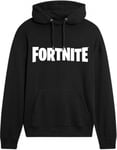 Fortnite Hoodie Svart (Large)