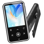 AGPTEK MP3 Player with Sports Clip, 64GB Internal Memory MP3 Bluetooth 5.3 Music Player, TFT Colour Screen, 76 Hours Battery Life, Wired Earphones Includ