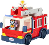 Camion De Pompier Camion De Pompiers Avec Figurines De, De Bingo En Pompière Et De Bob Bilby Dresse L¿Échelle, Pivote-La Et Déroule La Lance