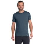 Rab Base Syncrino - T-shirt en laine mérinos homme Orion Blue L