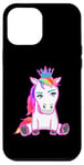 Coque pour iPhone 12 Pro Max Fabelwesen Figurine de conte de fées princesse licorne fille enfant