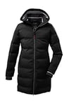 Killtec Femme Manteau/parka d'hiver en duvet avec capuche KOW 196 GRLS QLTD CT, black, 128, 38511-000