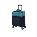 it luggage Duo-Tone 22" Softside Carry-on 8 Wheel Spinner, Capri Breeze/Dress Blues, 22", Duo-Tone 22" Softside Carry-on 8 Wheel Spinner