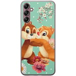 ERT GROUP Coque de téléphone Portable pour Samsung A14 4G/5G Original et sous Licence Officielle Disney Motif Chip & Dale 003 Parfaitement adapté à la Forme du téléphone Portable, Coque en TPU