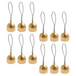 12PCS brass bell Small Craft Bell Wedding Bells Noise Maker Cowbell