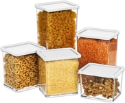 AEX Cereal Storage Container Airtight Plastic Food Storage Containers with Lids