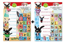 Paper Projects Bing Reward Chart Bumper Pack – Potty and Toilet Training Chart & Bath and Bedtime Reward Chart | Official Licensed Product | Includes Reusable Stickers, 29.7cm x 42cm