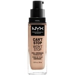 Fonds de teint & Bases Nyx Professional Make Up  Can't Stop Won't Stop Full Coverage Foundation light