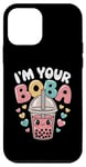 Coque pour iPhone 12 mini I'm Your Boba Milk Tea Bubble Tea Boba Pearl Lover