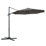 3Metre Garden Banana Parasol Patio Cantilever Hanging Umbrella