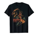 Jurassic Park T-Rex Raptor Vintage Colors T-Shirt