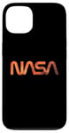 Coque pour iPhone 13 Logo rétro de la NASA Mars Worm Patch Space Exploration Graphic