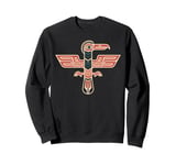 Thunderbird Northwest Native American Tribal Graphic Art Sweatshirt