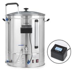 Mash Kettle Home Beer Brew Dispenser 70 litres Circulating Pump Steel 3300 W