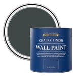 Rust-Oleum Black Matt Emulsion Wall Paint - Black Sand 2.5L