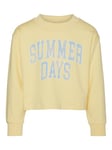 Vero Moda Girl Brenda Ls Slit Sweat Jrs Girl Mellow Yellow Dutch