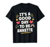 ANNETTE Personalized Retro Girls Custom ANNETTE Name T-Shirt