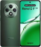 Reno12 F 5G 8+256Go,IA Smartphone Android Débloqué,Téléphone Portable,Écran 120Hz 6,67"" OLED,Dimensity 6300,Caméra AI 50+8+2MP,SUPERVOOC 45W,Batterie 5000mAh,Résistance IP64,NFC,Vert.[U186]