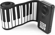 88 Touches Musical Clavier Piano Piano Piano Électronique Pliable Silicone Environnemental Studio À La Maison Électronique Professionnel Sans Haut-Parleur