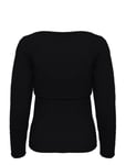 Alphagz 2 In 1 Off Shoulder Tops Knitwear Jumpers Black Gestuz