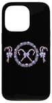 Coque pour iPhone 13 Pro Couronne de Noël gothique pastel avec tête de mort, canne à sucre d'orge, esthétique