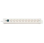 Brennenstuhl – Premium-Line extension lead 10-way white 3m H05VV-F 3G1,5 (1952200100)