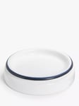 John Lewis Enamel Effect Soap Dish, White