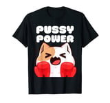 Kawaii Boxing Cat Pussy Power Cute Box Glove Japanese Sports T-Shirt