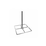 Support Pour Antenne Parabole Balcon Toit Terrasse - Avec Entretoises De Support 4x50, Pied Support De Toit Plat