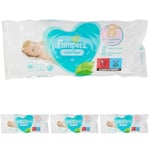 Pampers Sensitive Pampers Lingettes pour bébé Formule équilibrante (Lot de 4)