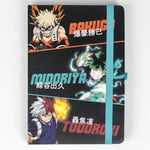 CERDÁ LIFE'S LITTLE MOMENTS Set de Papeterie My Hero Academia - avec Stylo et carnet - Design Noir et Vert - Accessoires de Papeterie - Produit Original conçu en Espagne, Noir/Vert, My Hero Academia