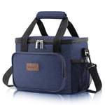 Lifewit Moyen Lunch Bag de 12-Canettes (8.5L), Lunch Box Isotherme, Glacière et Sac Réfrigérant pour Adultes, Hommes, Femmes, Bleu foncé