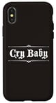 Coque pour iPhone X/XS Design gothique original CRY BABY