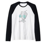 Invader Zim GIR Doom Text Fill Raglan Baseball Tee