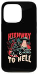 Coque pour iPhone 13 Pro Highway to Hell - Bold Urban Graffiti Esthétique