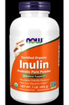 NOW Foods - Inulin Powder, Organic, 454 grams