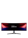 Lenovo Legion R45w-30 DQHD HDR Ultra-Wide Curved Pro Gaming Monitor, 44.5”, Silver