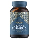 Ayurvediq Welness Organic Turmeric 120 Vegan Capsules