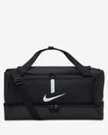 Nike Academy Team Football Hard-Case Duffel Bag Elite Gym Ventilated Black 37L