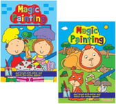 Magic Painting Book | Children's No Mess Colouring -Just Add Water| 1 Book