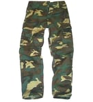 GREEN CAMO COMBAT TROUSERS Boys 7-8 army soldier Military outdoor cargo pants M