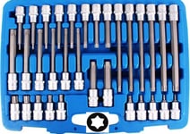 Trousse 32 Pièces Inserts Torx Clés Boussole 1/2 " Longue Voiture Mech T20 T70