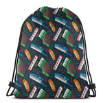 wallxxj Drawstring Backpack Colorful Piano Musical Keyboard Equipment Vintage Fashion Cinch Bags Travel Durable Drawstring Bags Drawstring Backpack Casual Cozy Print Student School Unique