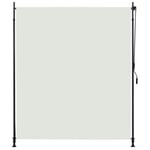 vidaXL Rullgardin utomhus 200x270 cm gräddvit Creme