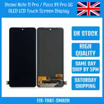 Redmi Note 11 Pro/Xiaomi Poco X4 Pro 5G OLED LCD Touch Screen Display